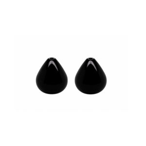 Onyx, Pampel, glatt, 12x10mm